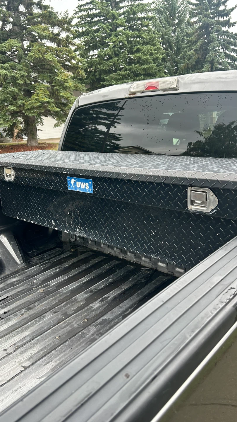 UWS Black Diamond Plate Truck Tool Box