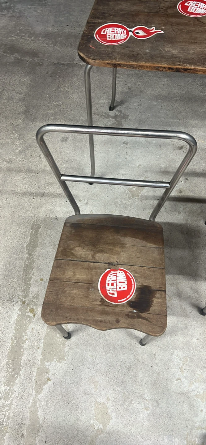 Cherry Bomb Folding Table and Chairs Set - photo 2