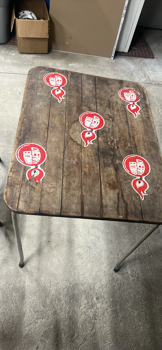 Cherry Bomb Folding Table and Chairs Set - photo 3