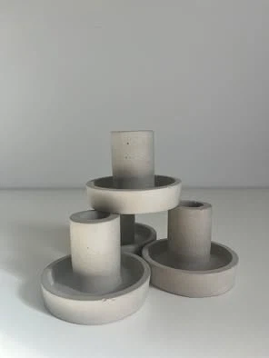 Concrete Candle Holders - photo 3