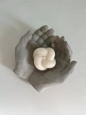 Soy Knot Candle-lemongrass scent - photo 2