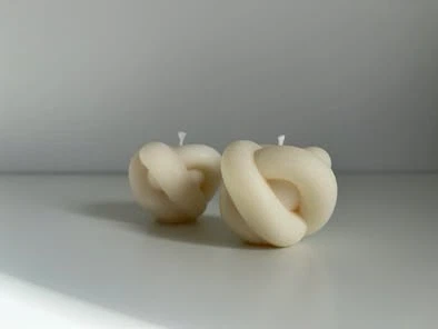 Soy Knot Candle-lemongrass scent - photo 3