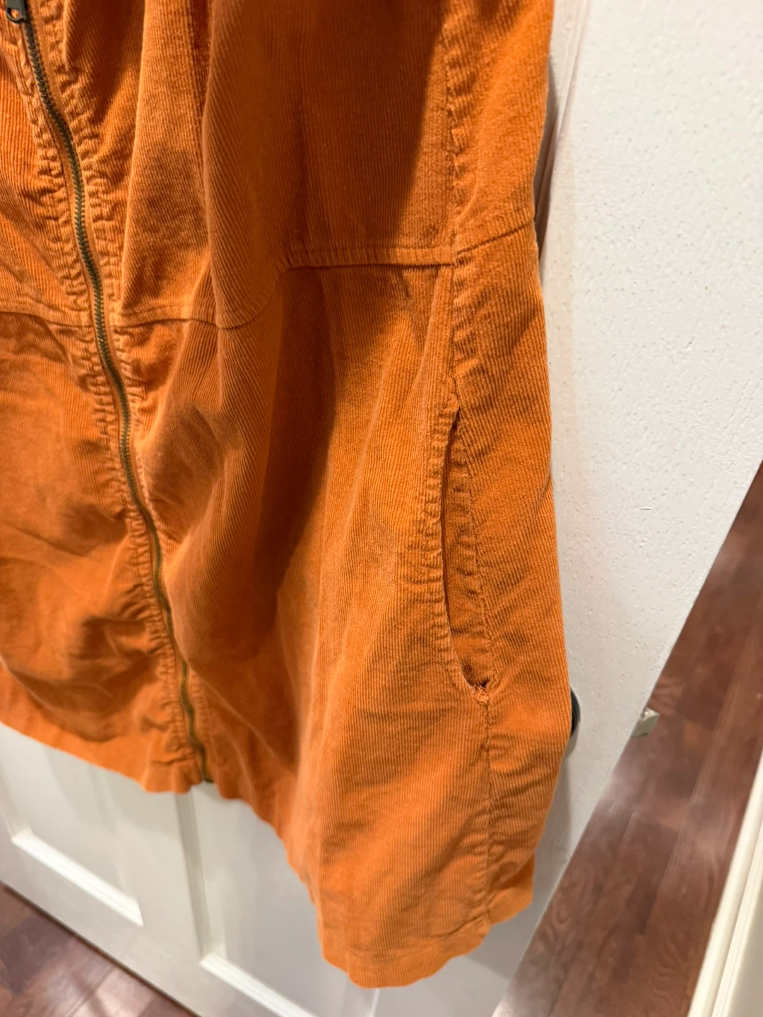 Women’s Large Fall Corduroy Zip-Front Dress - photo 3