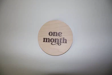 NEW Wooden Baby Month Markers