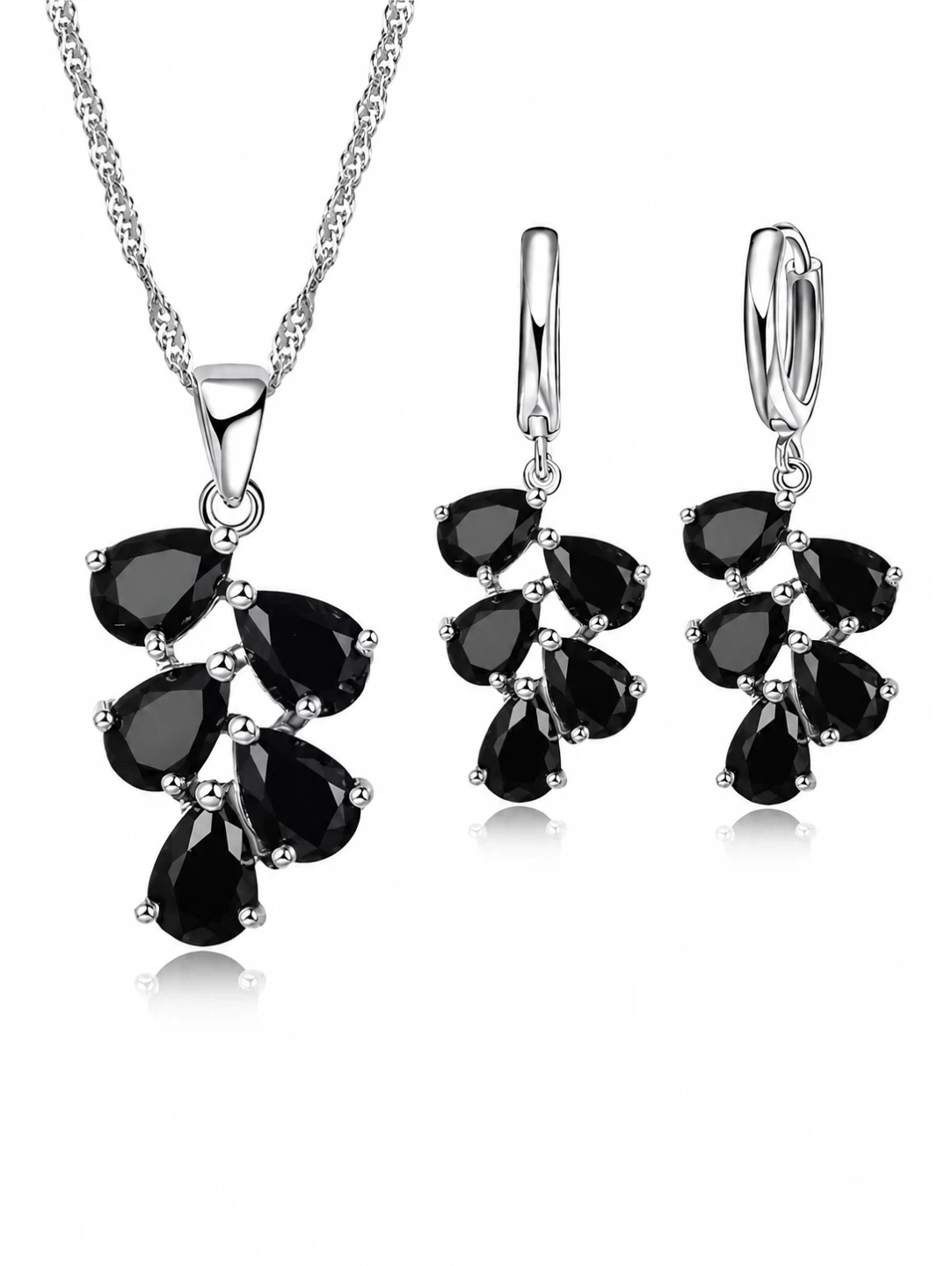 925 Sterling Silver plated Jewelry Sets /bridal set