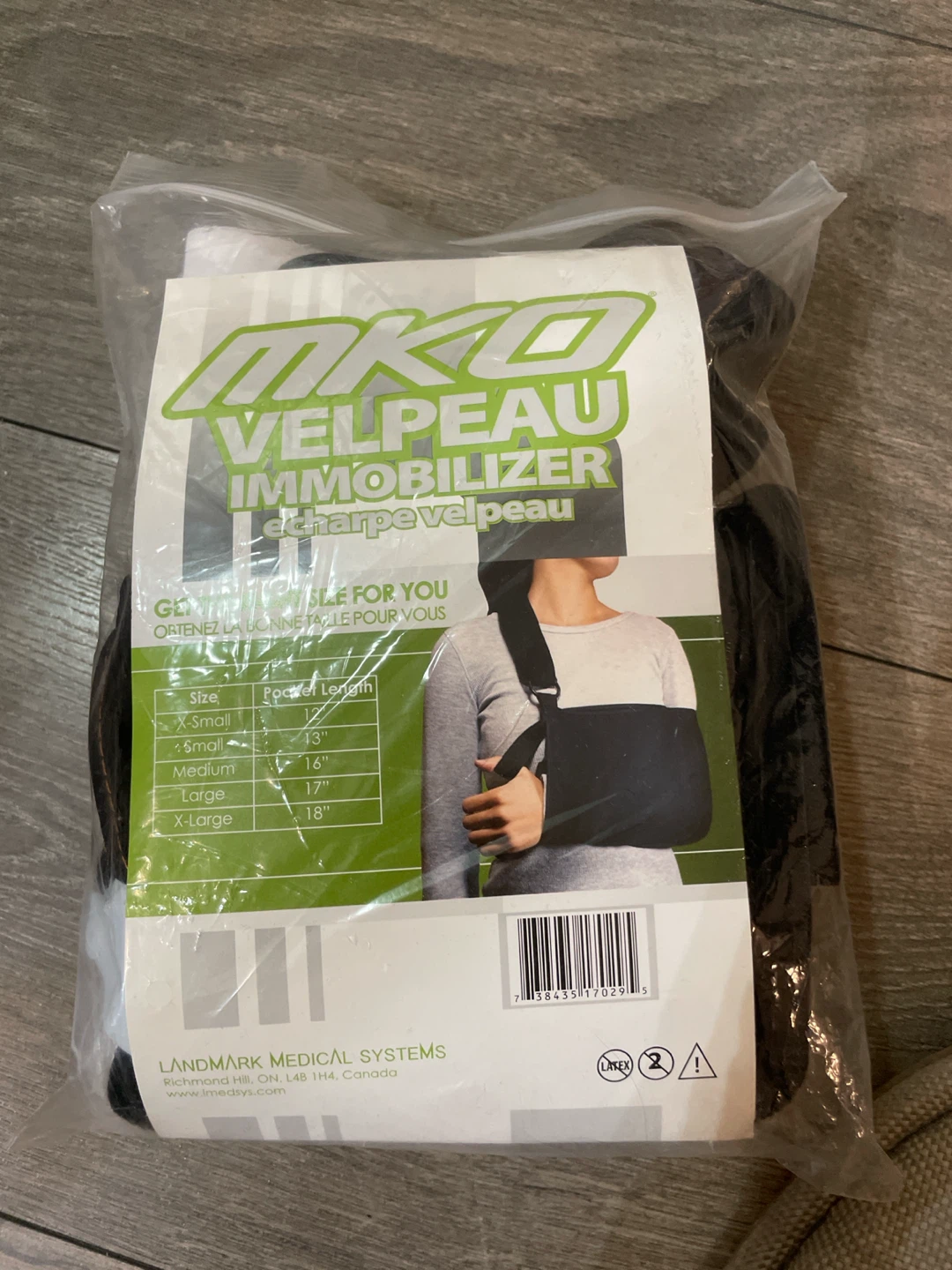 MKO Velpeau Immobilizer Arm Sling