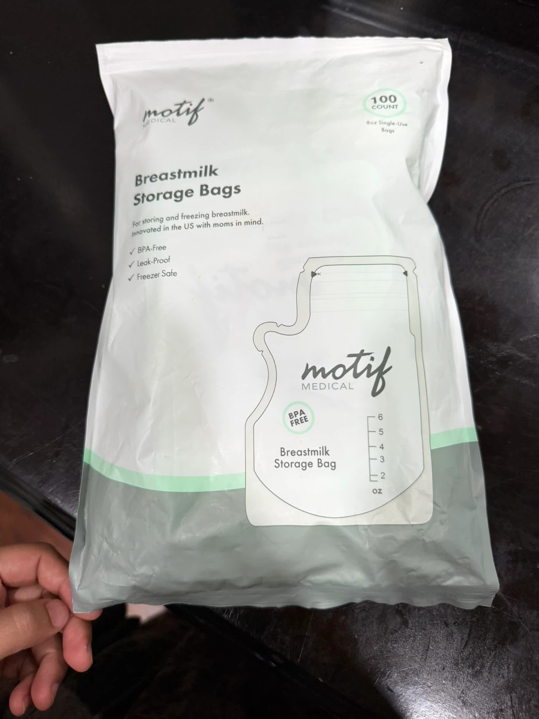 Motif Medical Breastmilk Storage Bags - 100 Count