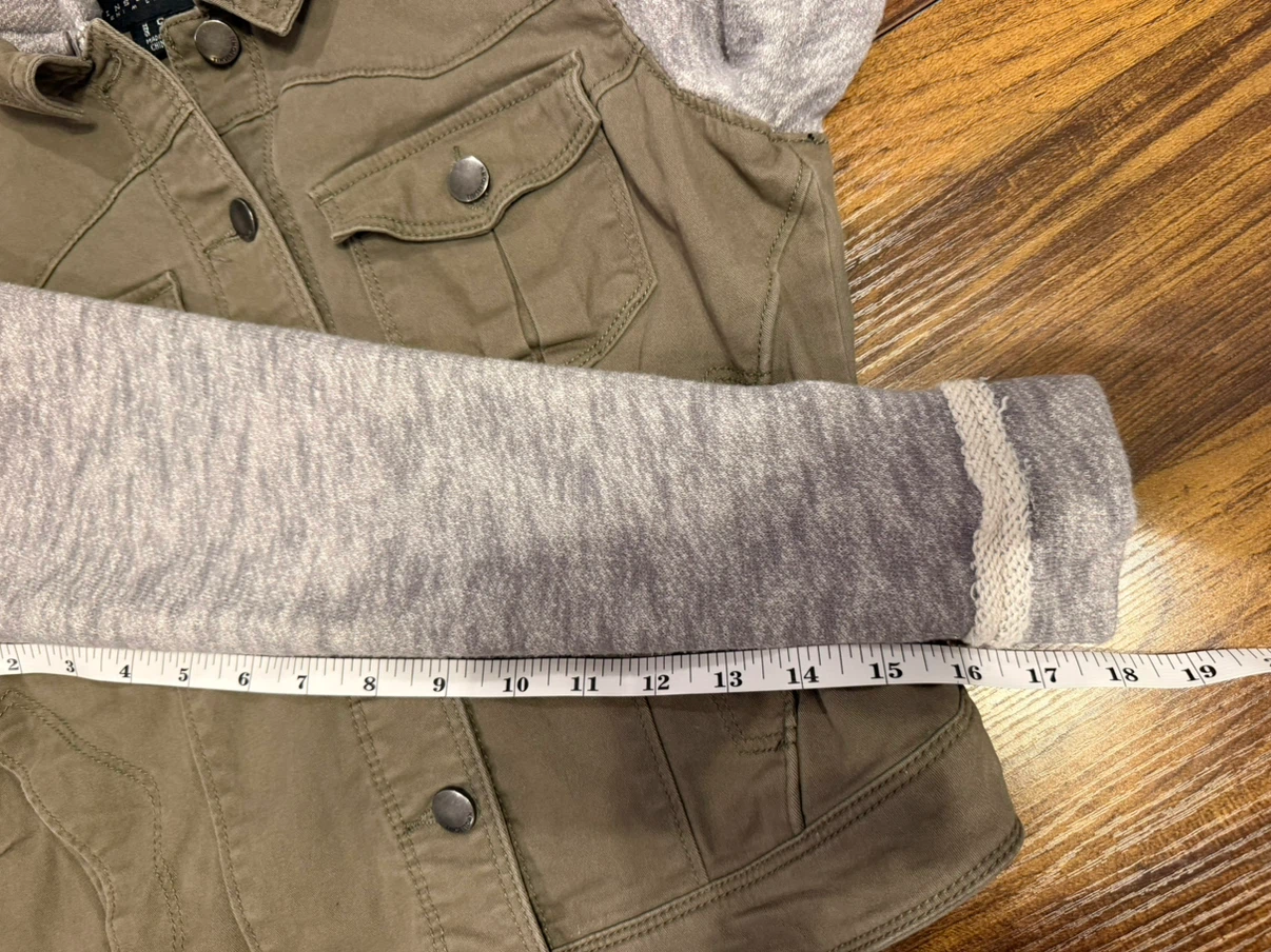 Juniors Sweatshirt Jacket with Hoodie, Size Small - photo 2