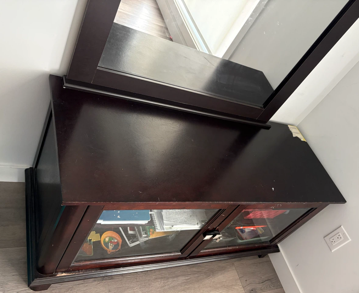 TV stand with detachable mirror - photo 2