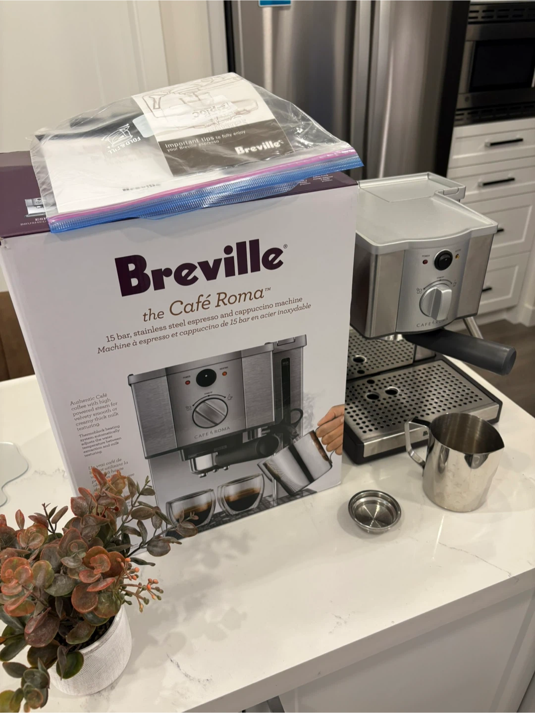 Breville The Café Roma Espresso Machine