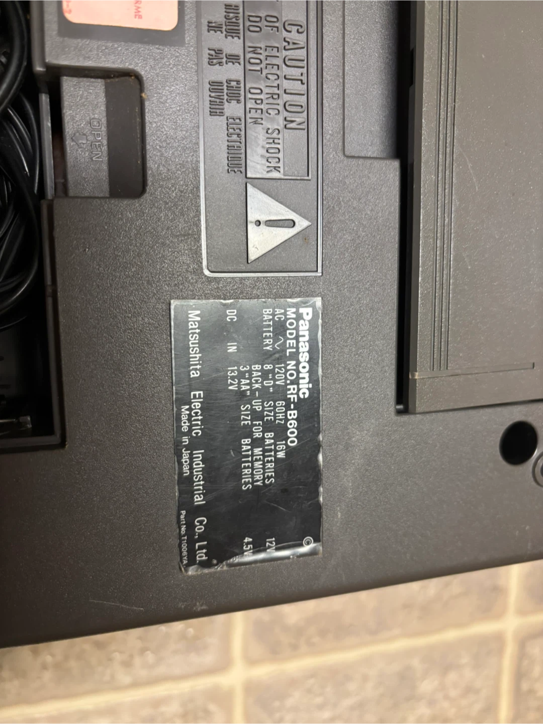 Panasonic RF-B600 Short Wave Receiver - photo 4