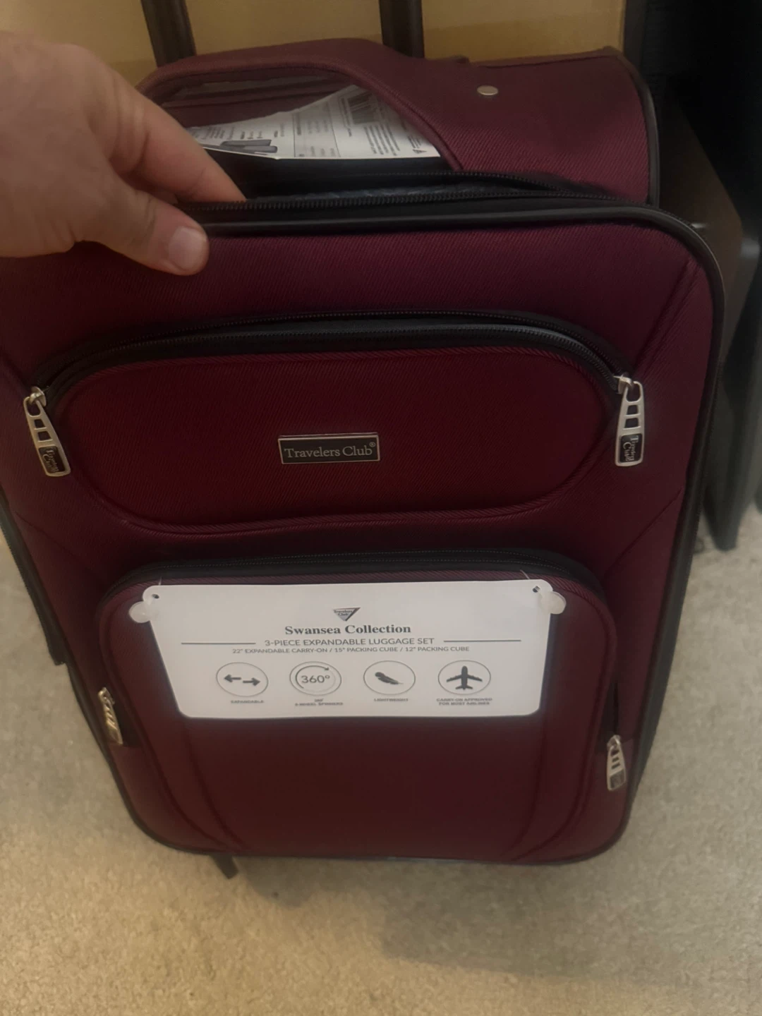 3-Piece Luggage Suitcase bag - photo 2