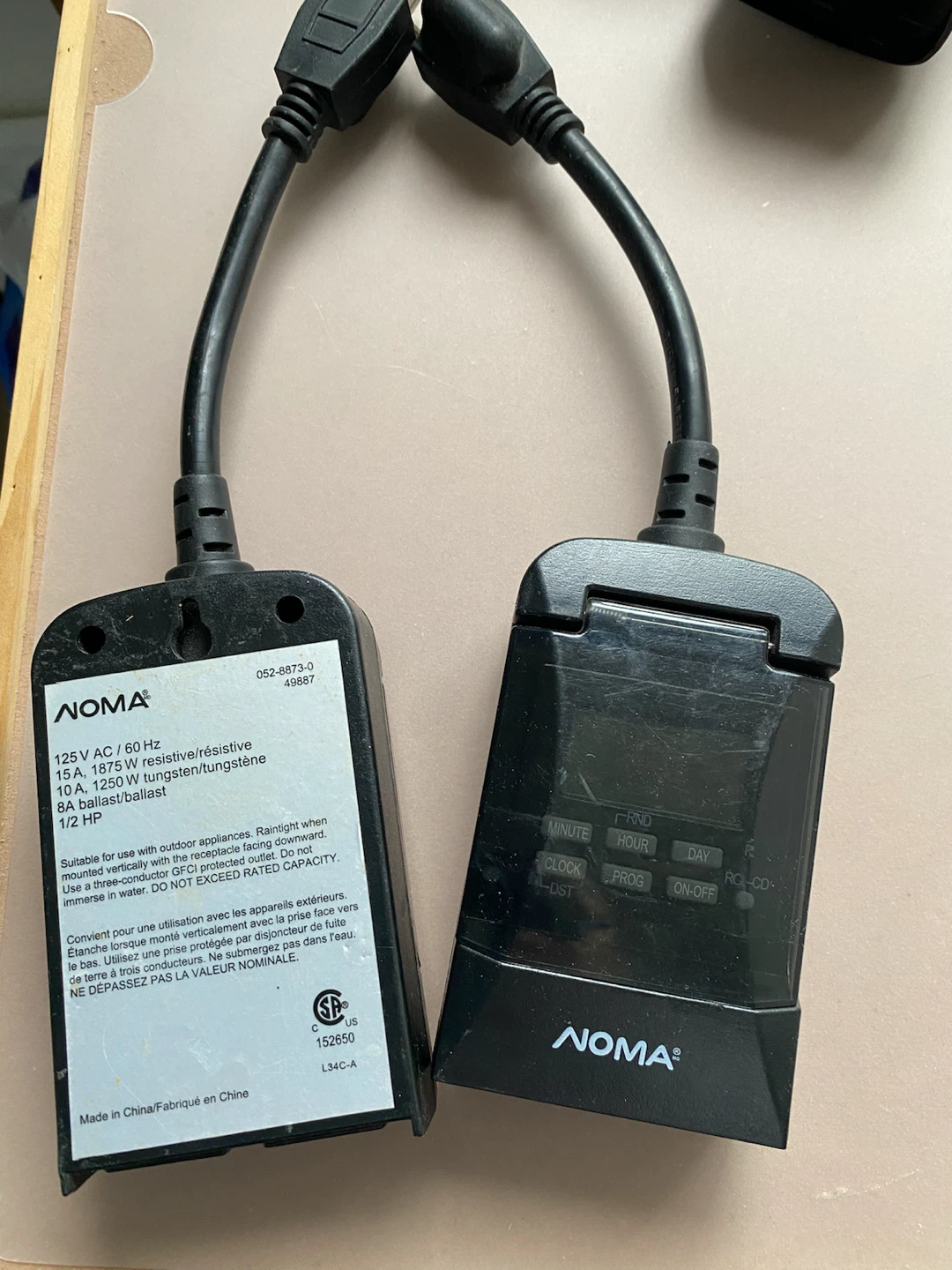 NOMA Outdoor Digital Programmer Timer - photo 2