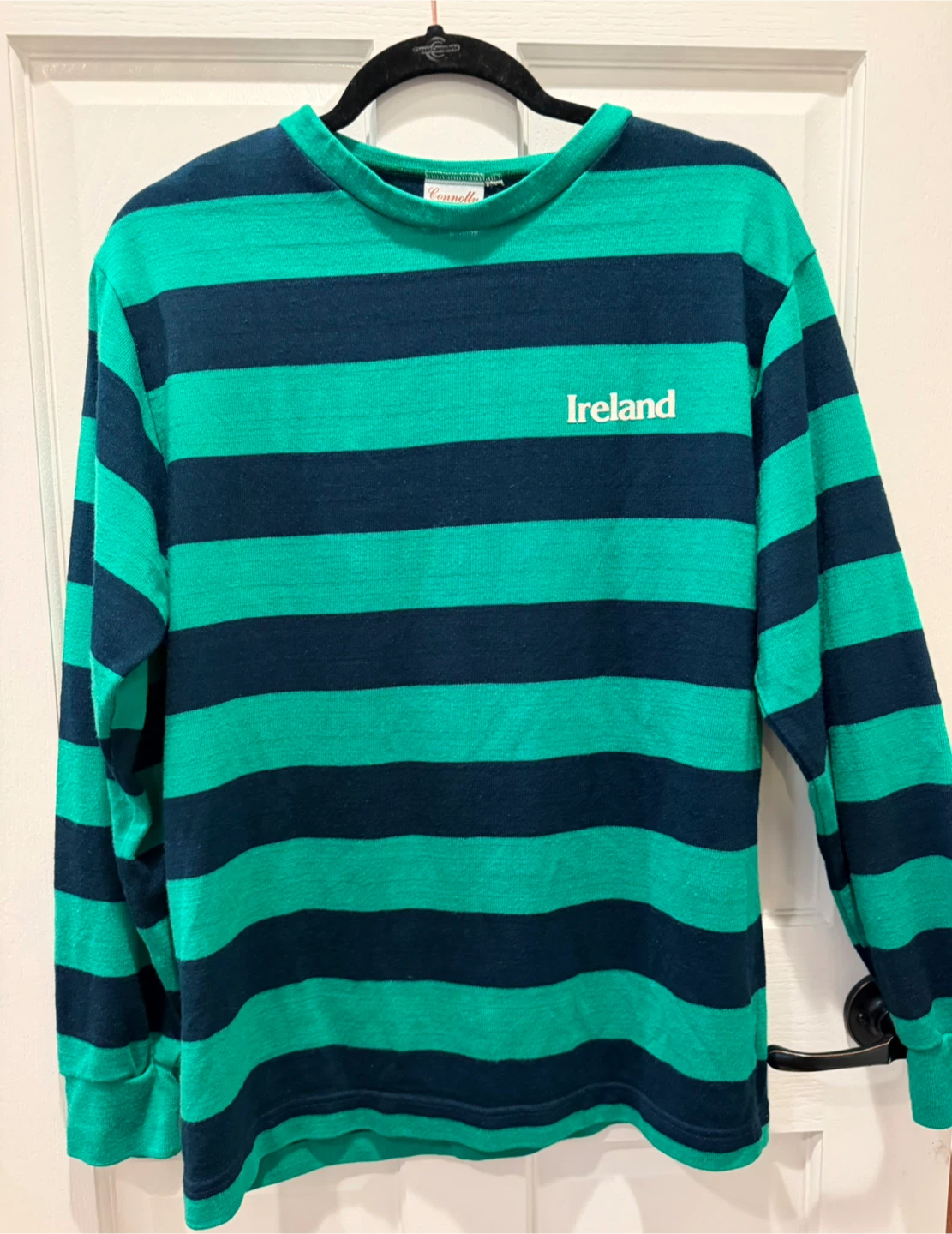 Men’s Large Rugby Ireland Long Sleeve Shirt Size L