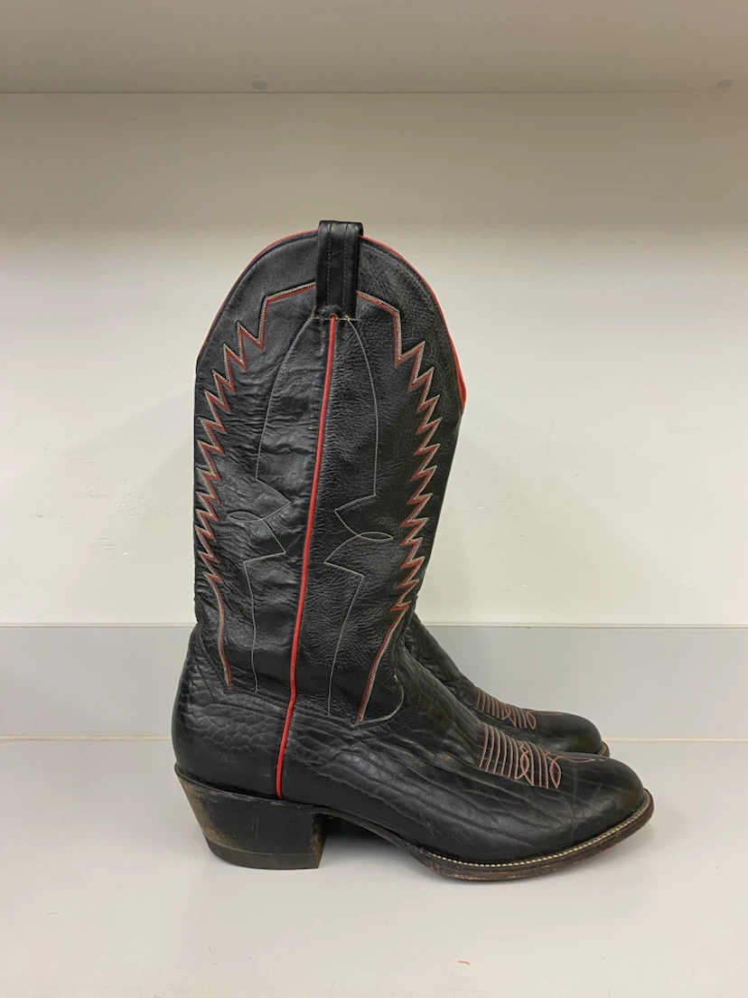 Panhandle Slim Sanders BullHide Leather Cowboy Boots - 11.5