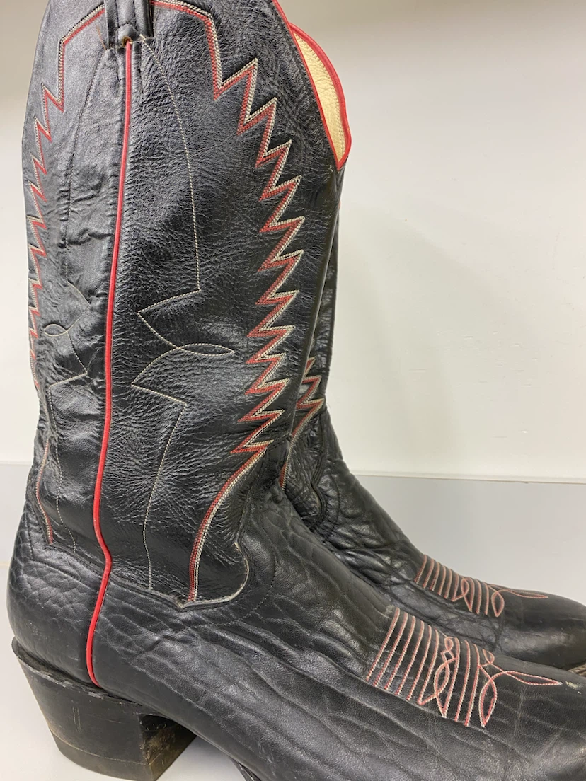 Panhandle Slim Sanders BullHide Leather Cowboy Boots - 11.5 - photo 2