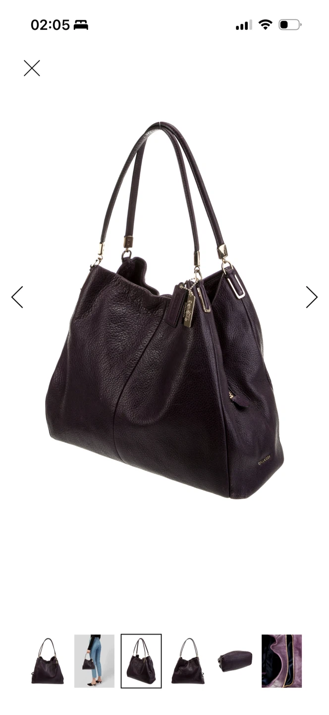 Coach Leather Shoulder Bag - photo 3