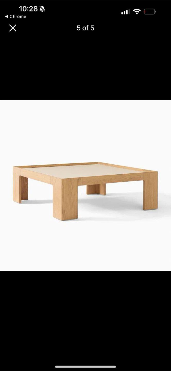 West elm  Oak Coffee Table