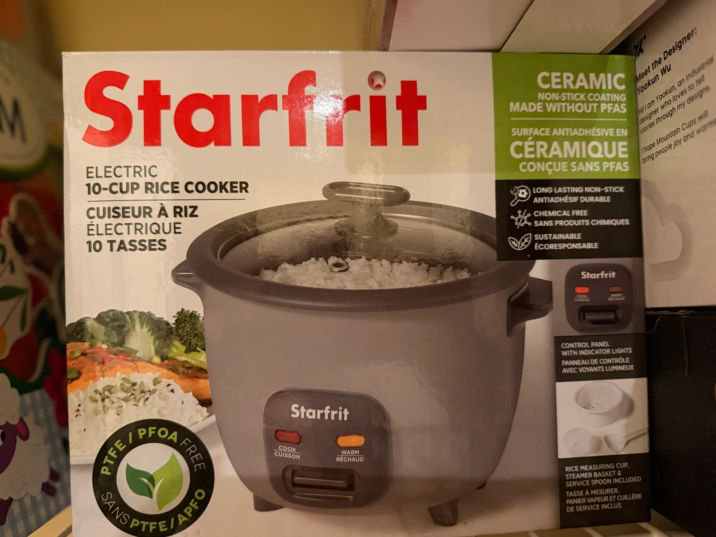 Starfrit Electric 10-Cup Rice Cooker