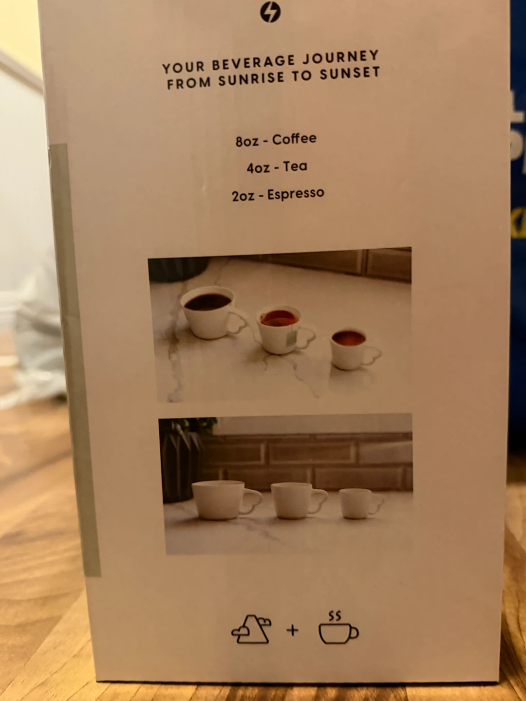 Mountain Cups 3-Piece Stackable Ceramic Cups - photo 2