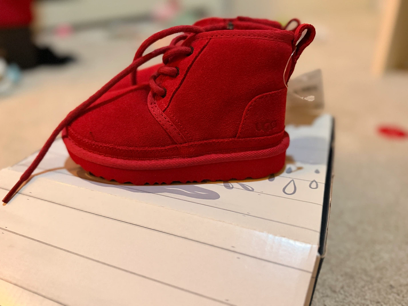 Brand New Red UGG Neumel Boots Toddler Size 9