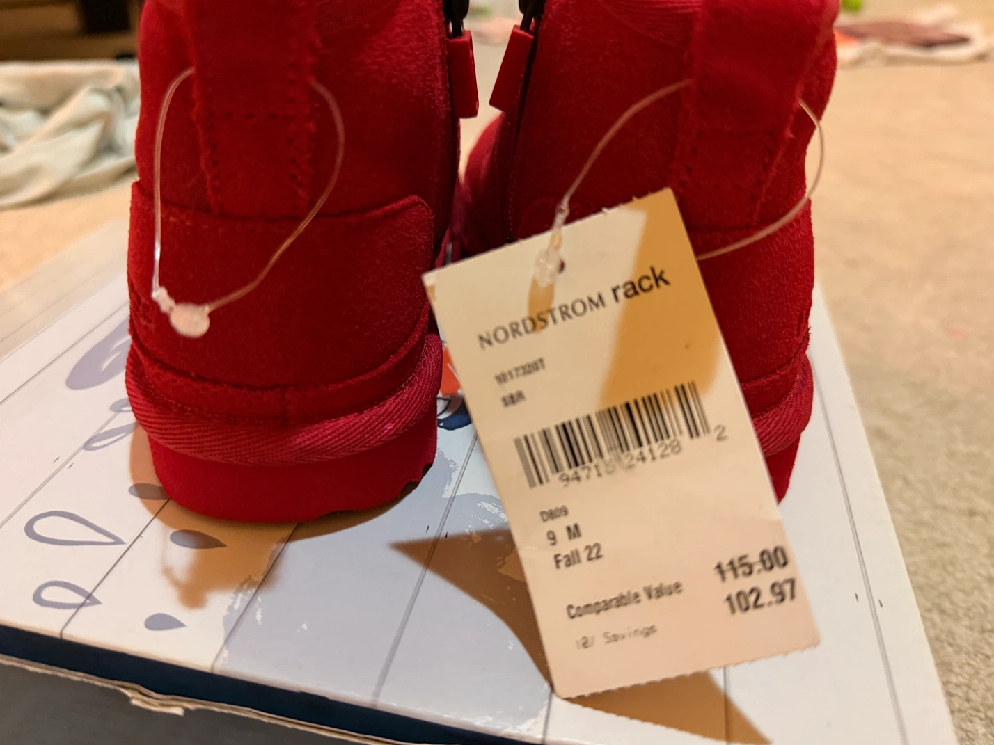 Brand New Red UGG Neumel Boots Toddler Size 9 - photo 2