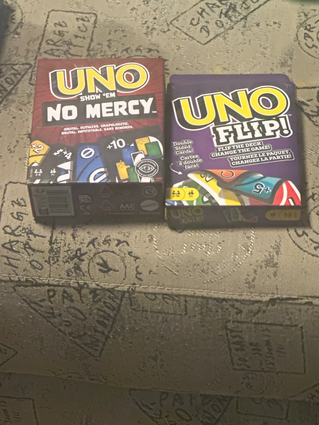 UNO Show 'Em No Mercy & UNO Flip Card Games