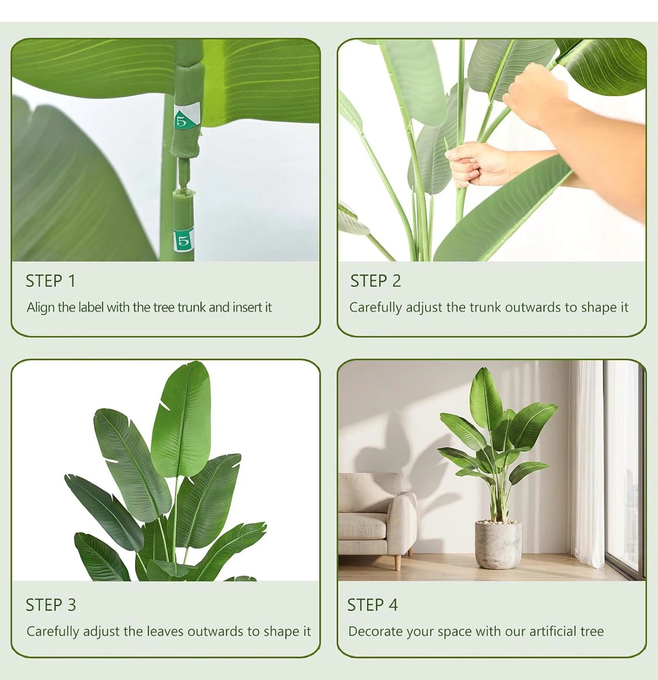 4FT Artificial Bird of Paradise Plant BPA - photo 5