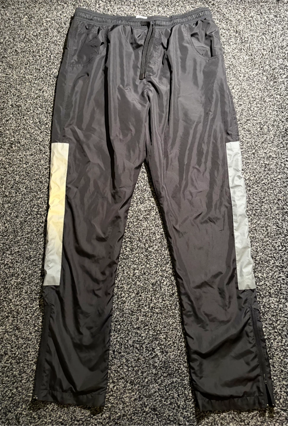 Men’s black track pants