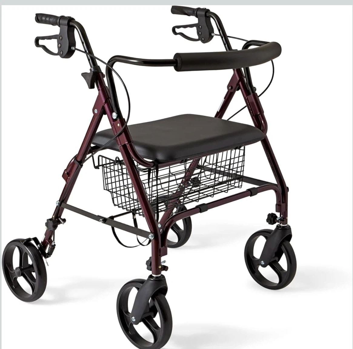 Bariatric Walker with Seat and Basket