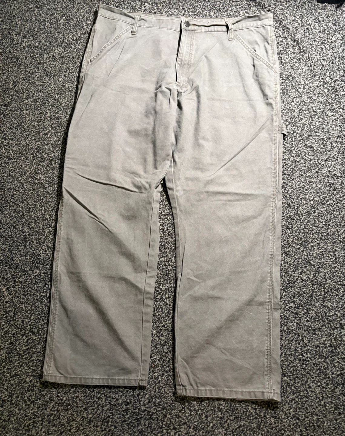 Gray carpenter pants