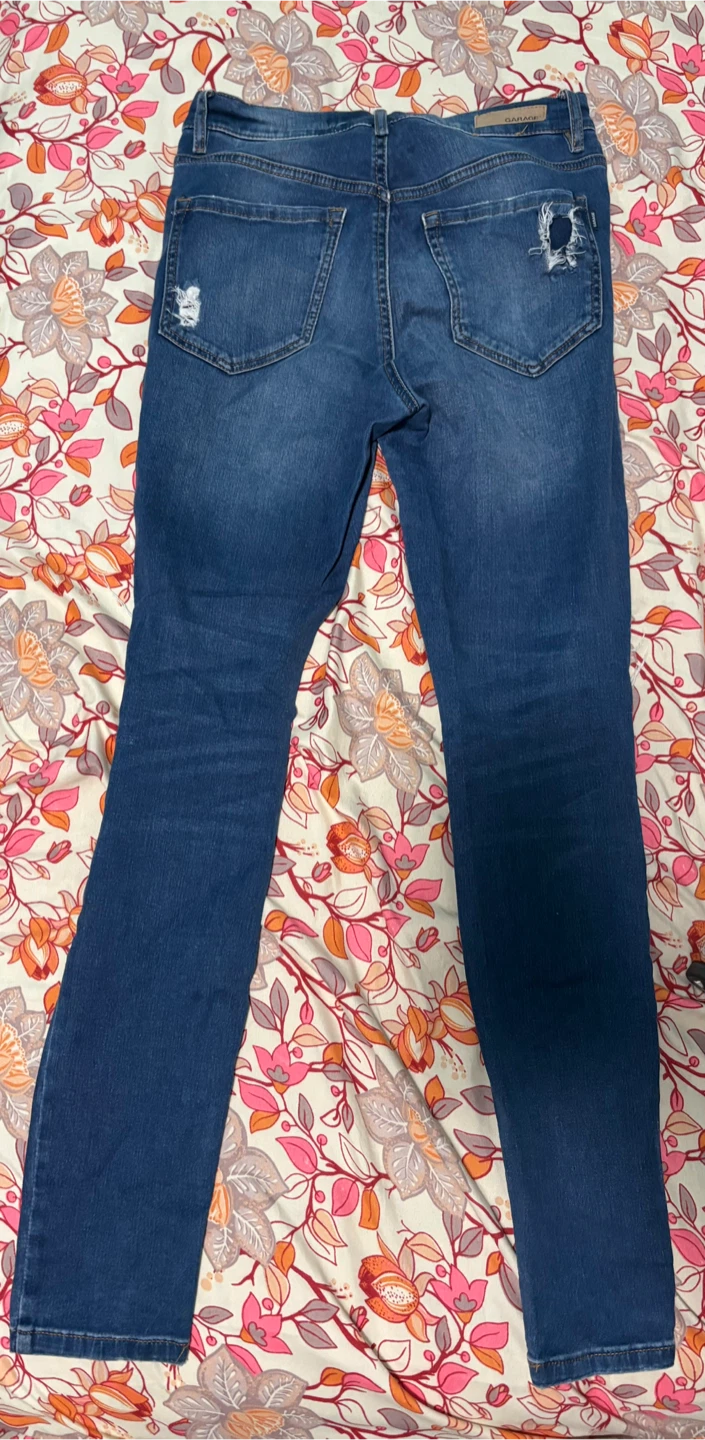 Blue ripped jeans - photo 2