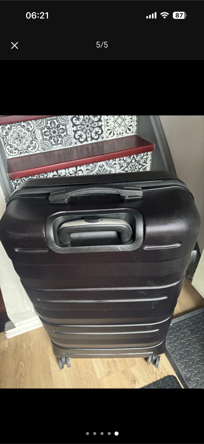 Bacstone black carry-on suitcase - photo 5