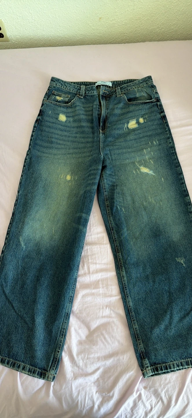 UH DENIM Super Baggy Jeans Size 34