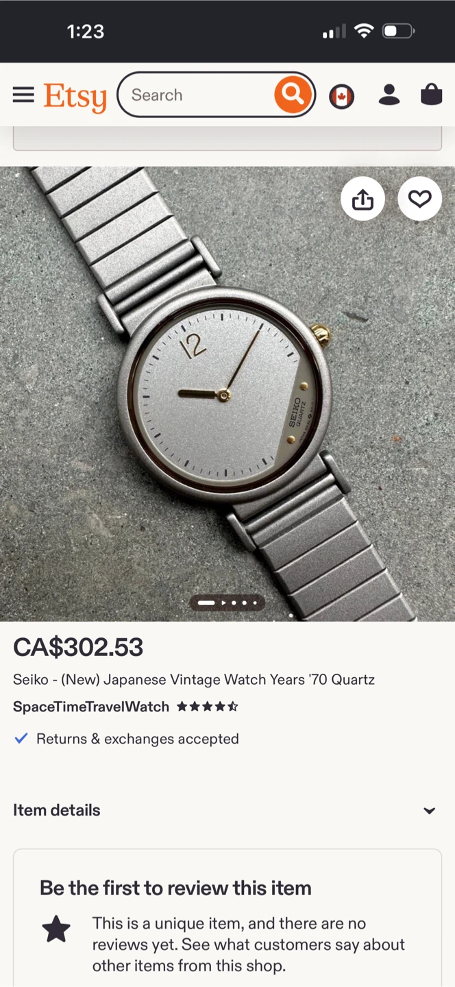 Vintage Seiko Quartz Watch - photo 3