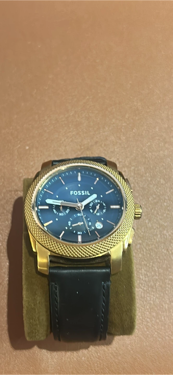 Fossil FS4951 Gold and Black Watch