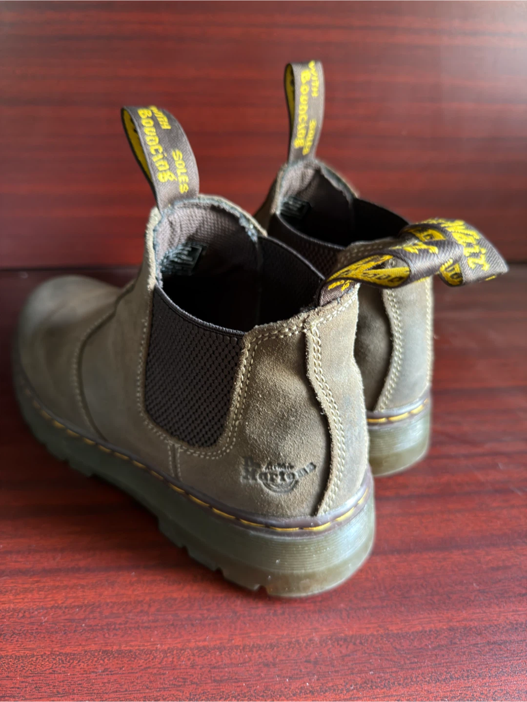 Dr. Martens Chelsea Boots - Brown Suede - Men’s Size 9 - photo 2