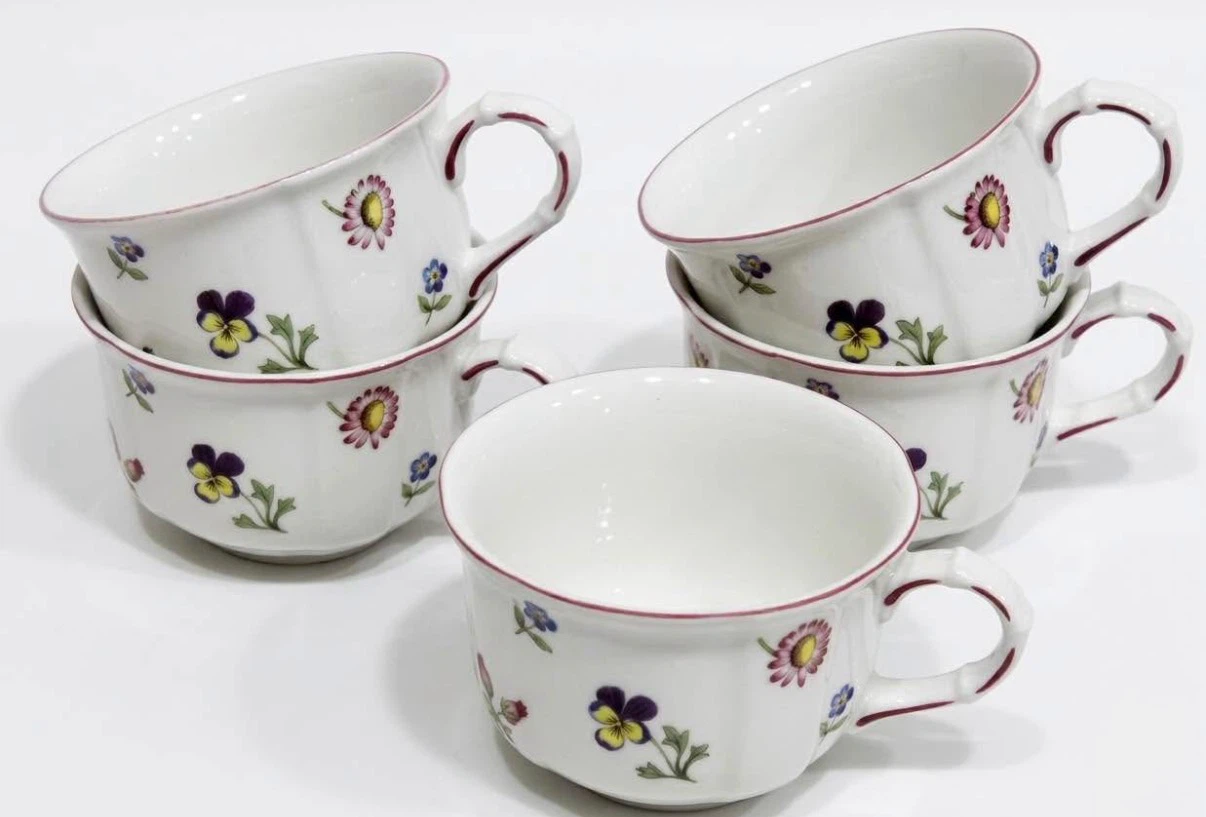 Villeroy & Boch: 5 Petite Fleur tea/coffee cups