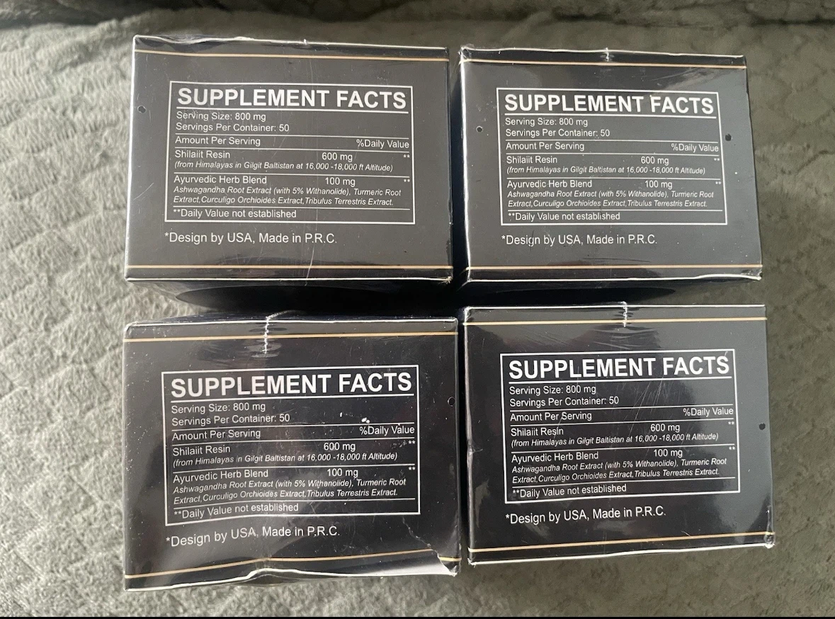 4 Naypiny Shilajit Supplement Jars - photo 2