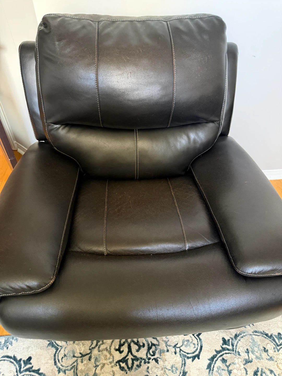 Recliner sofa and 1 chair
