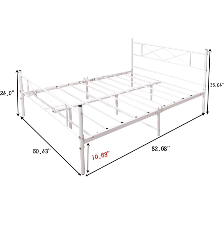 Metal bed frame-queen - photo 4