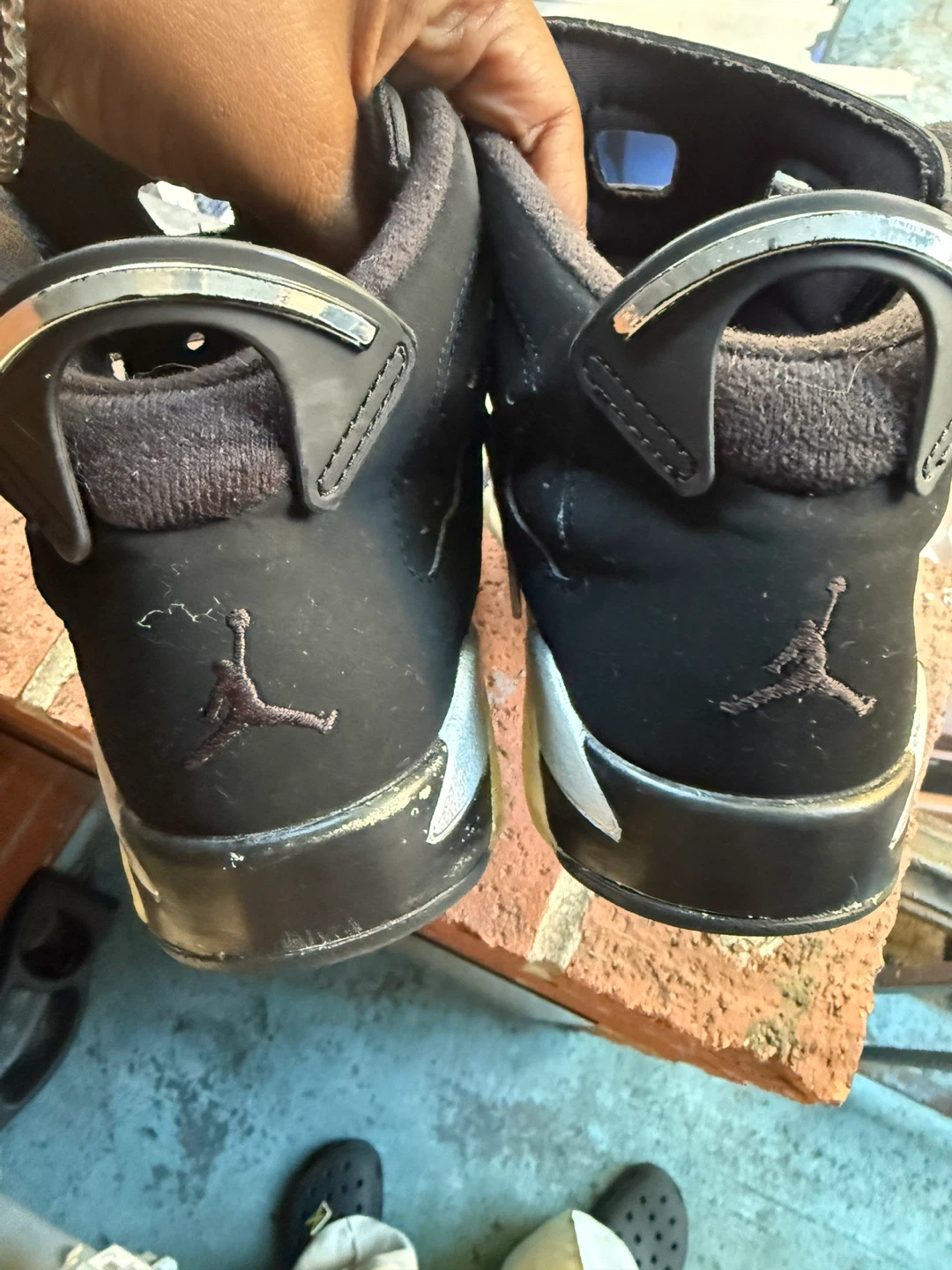 Air Jordan 6 Retro Black Sneakers - photo 3