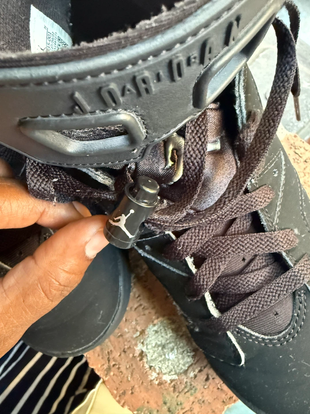 Air Jordan 6 Retro Black Sneakers - photo 2
