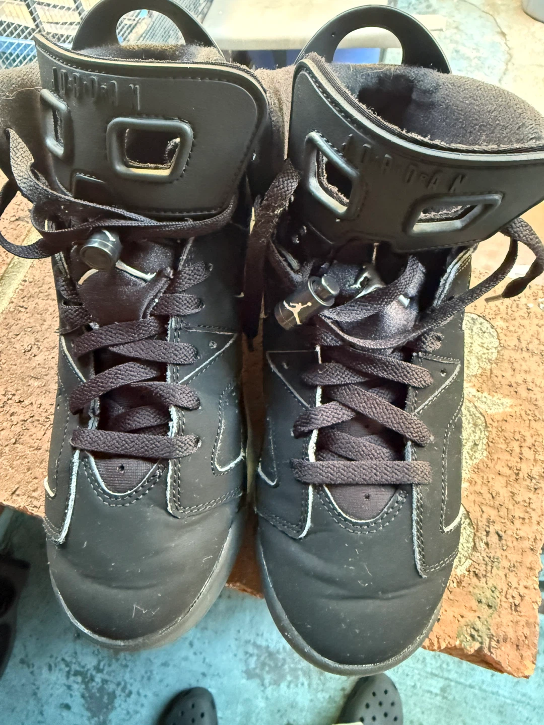 Air Jordan 6 Retro Black Sneakers - photo 4