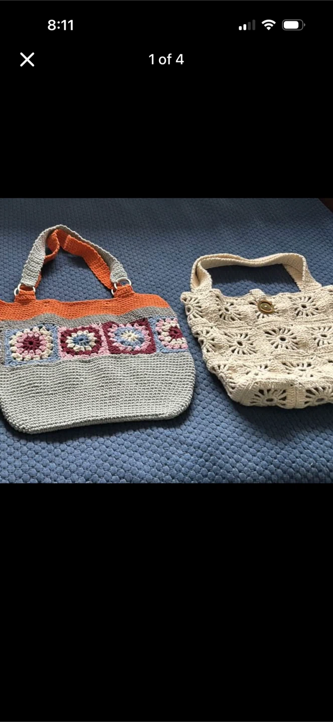 Handmade Crochet Tote Bags - photo 3