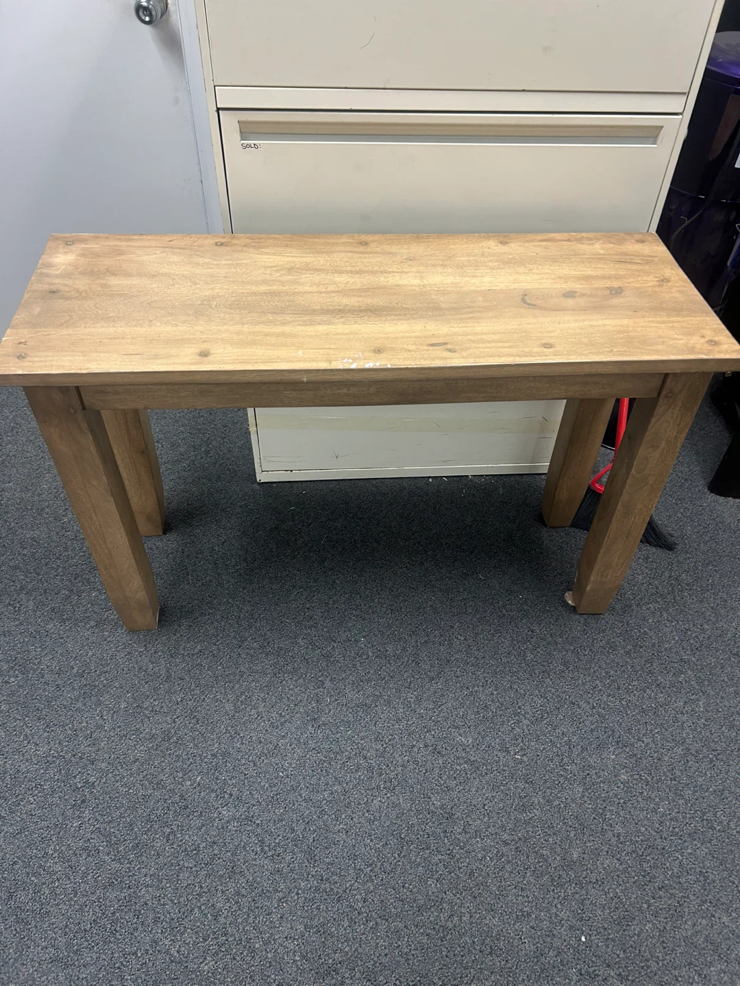 Rustic Wood Console Table