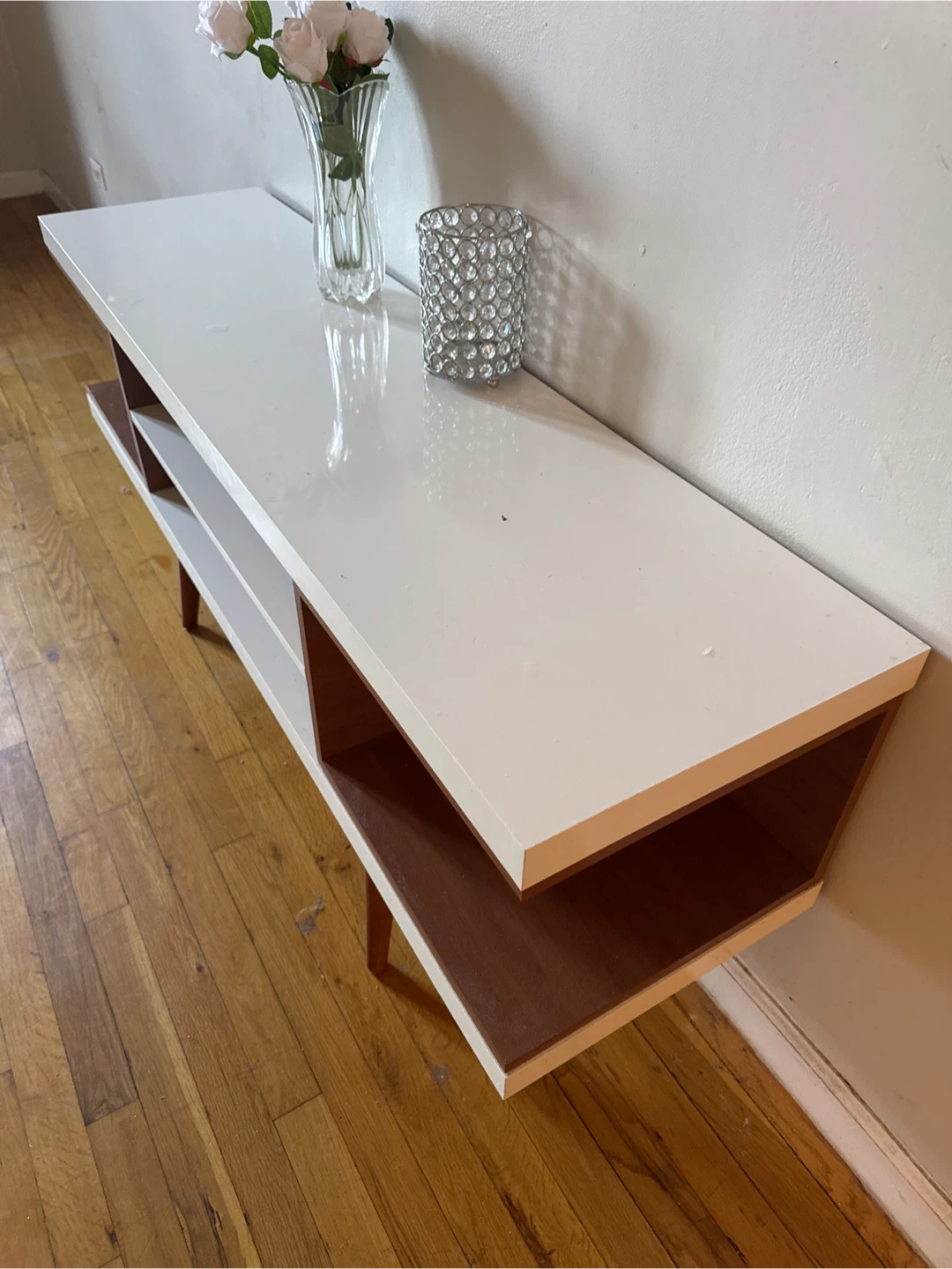 Mid-Century Modern TV Stand with Storage - photo 4