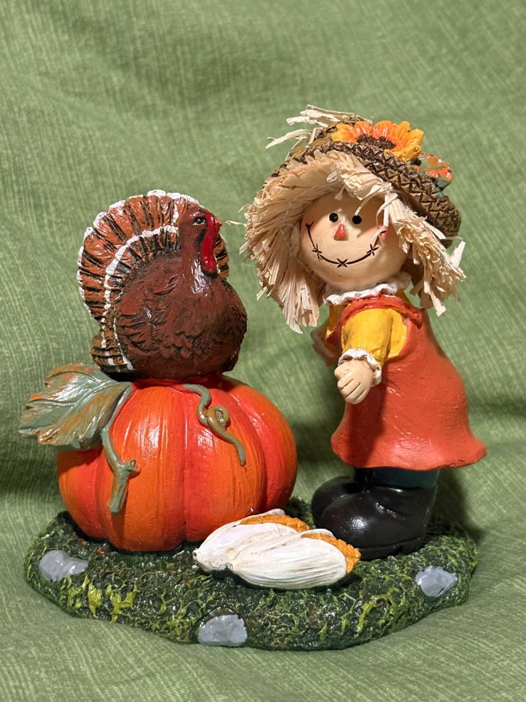 Adorable Fall Decor Gnomes, Scarecrow, Turkey & Pumpkins - photo 2