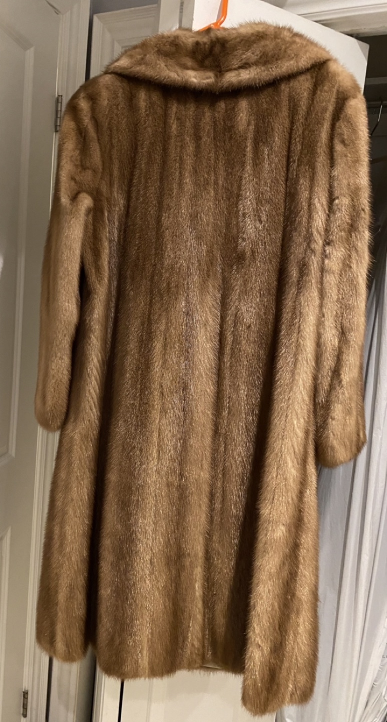 Brown Mink Fur Coat - photo 2