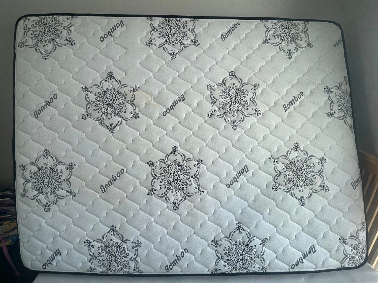 Bamboo Mattress and 2 piece Wooden box spring - photo 4